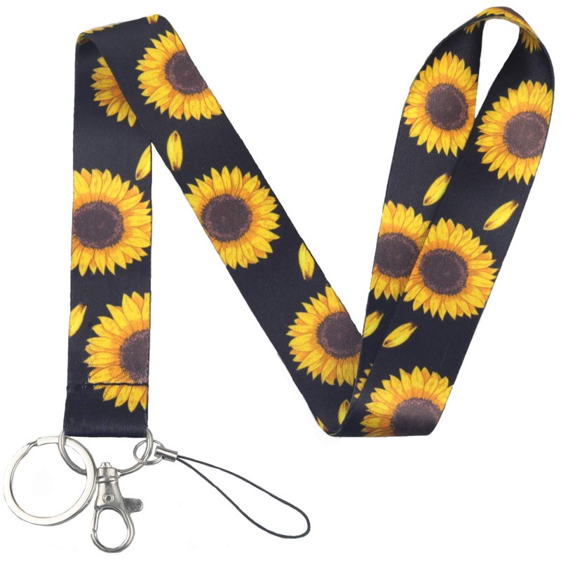 Yiflin Cute Neck Lanyard for Keys  Wallet  Id Card Holder  Cool Keychain Lanyard for Women  Men  Teacher - Image 1